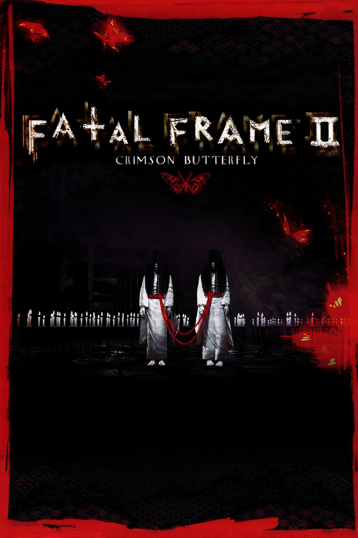 Bìa Fatal Frame II Crimson Butterfly PS2, kinh dị và camera bắt hồn ma
