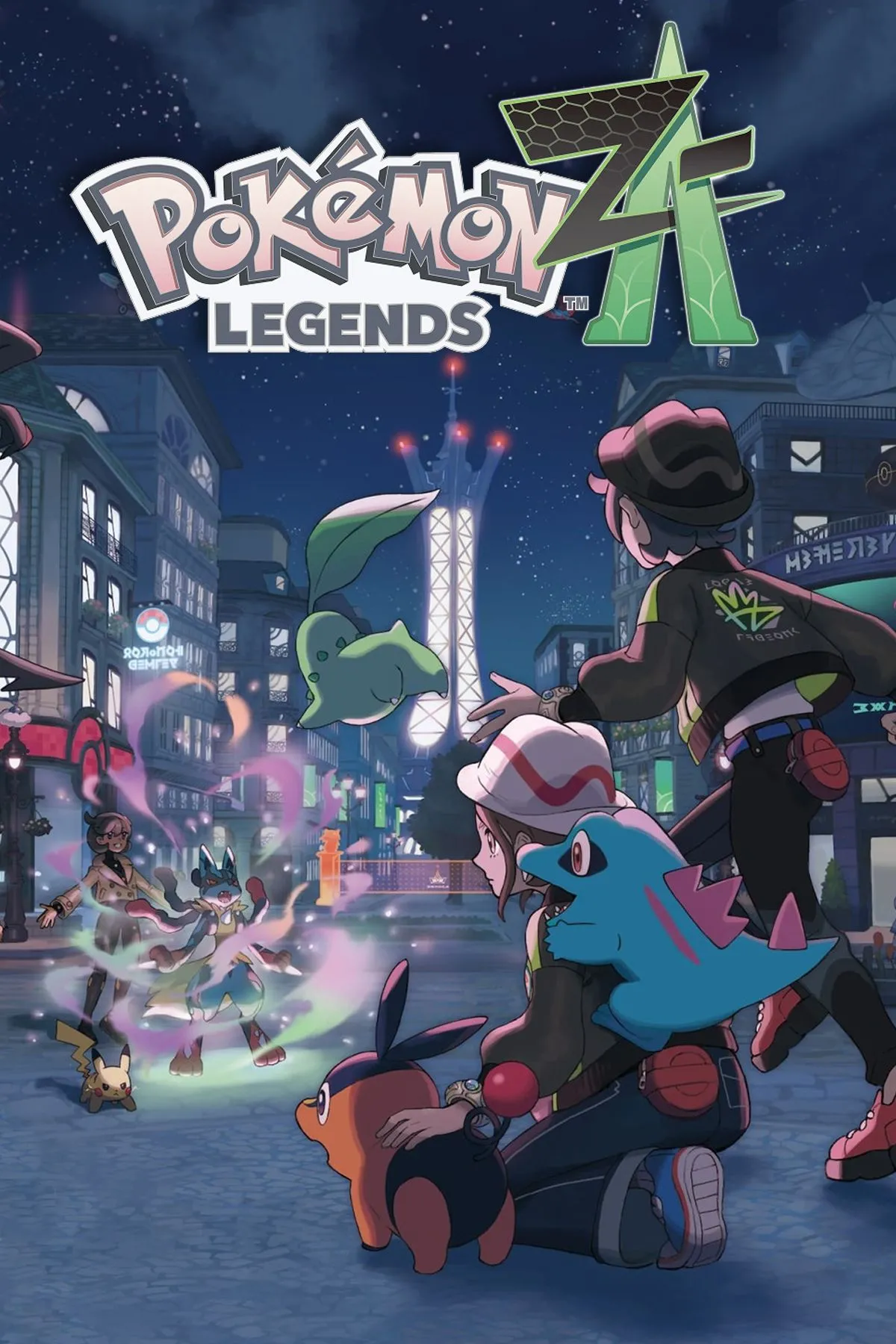 Bìa game Pokemon Legends: Z-A — artwork chính thức hiển thị logo và tông màu chủ đạo của trò chơi.