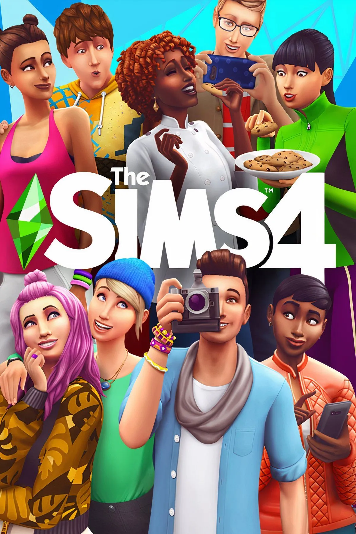Bìa The Sims 4 và các gói mở rộng - minh họa các expansion Packs