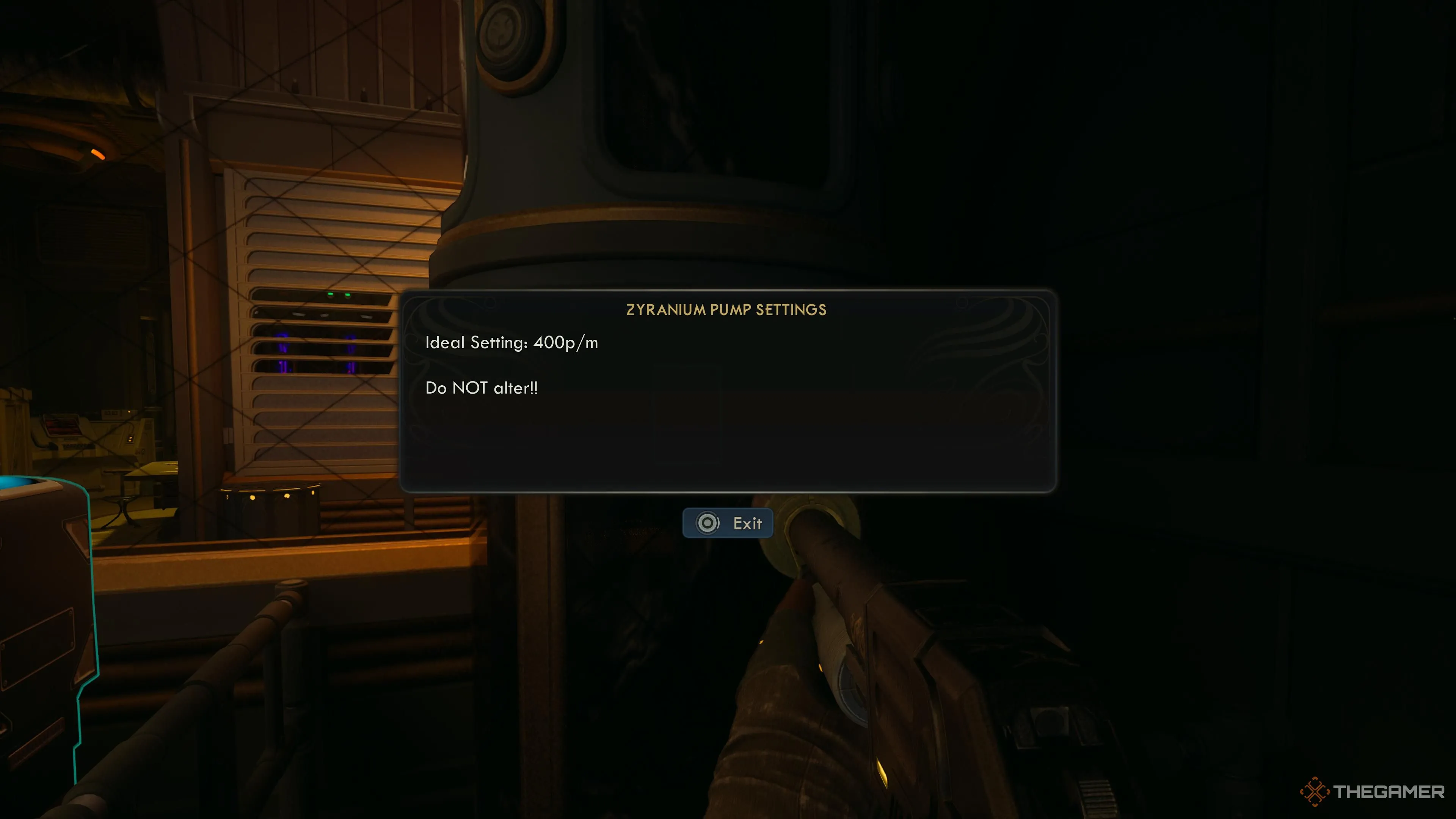 Bơm Zyranium và các mức flow, The Outer Worlds 2
