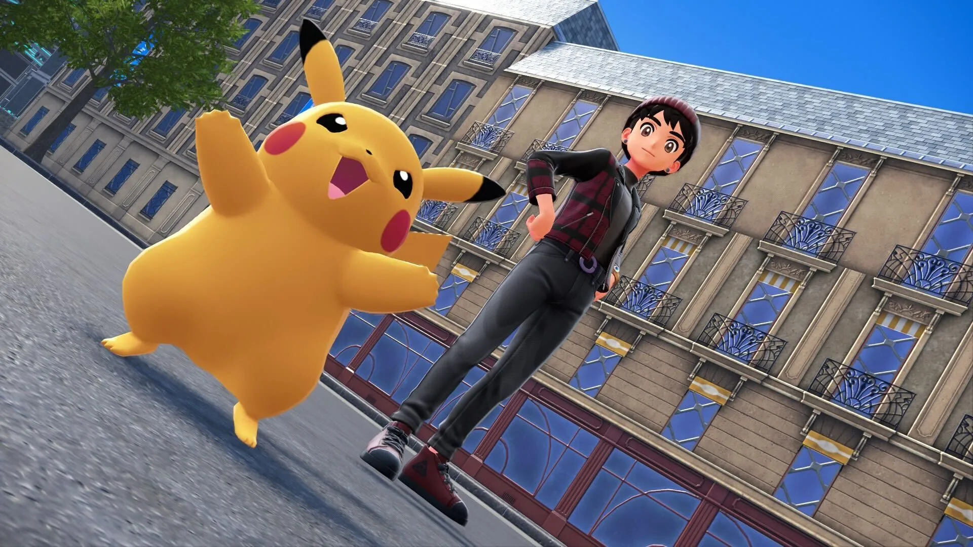 Cảnh farm EXP và thu phục Pokemon trong phong cách hành động của Z-A