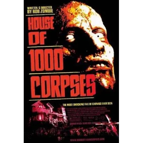 Cảnh phim House of 1000 Corpses với không khí sợ hãi và đồ tạo từ xác chết