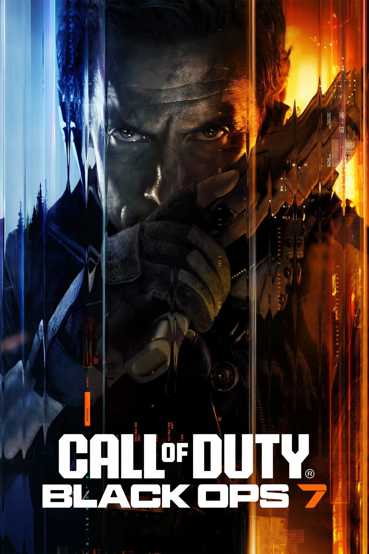 Cover art Call of Duty Black Ops 7 với logo và phong cách chiến đấu