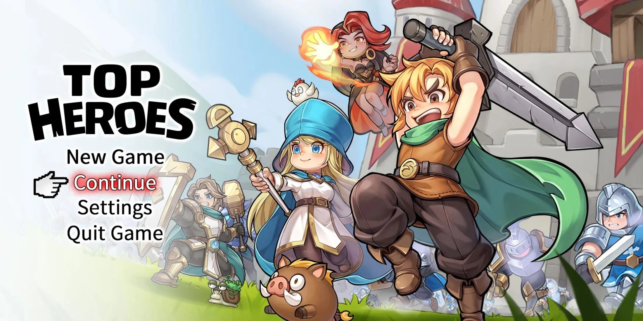 Đội hình Top Heroes và quà đổi thưởng — mã đổi thưởng Top Heroes