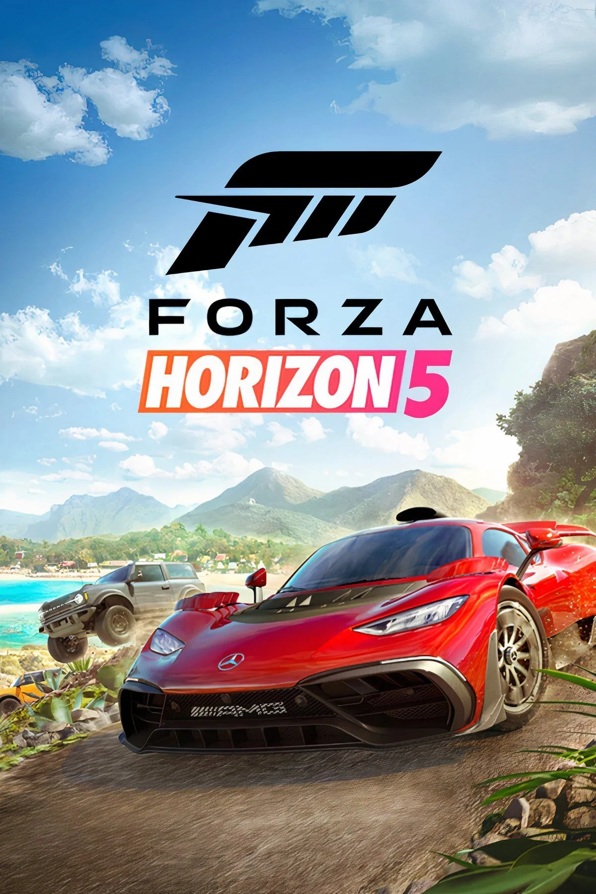 Forza Horizon 5 - bìa game, đua xe open‑world với đồ họa chân thực