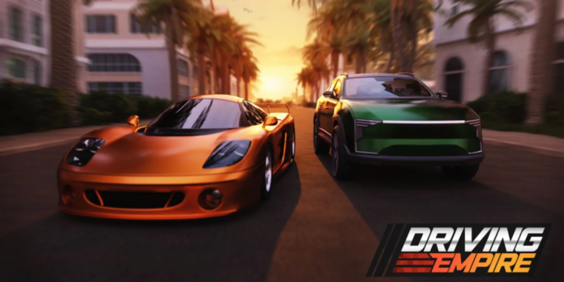 Gameplay Driving Empire: lái xe, drift và thu tiền để mua xe mới trong Roblox