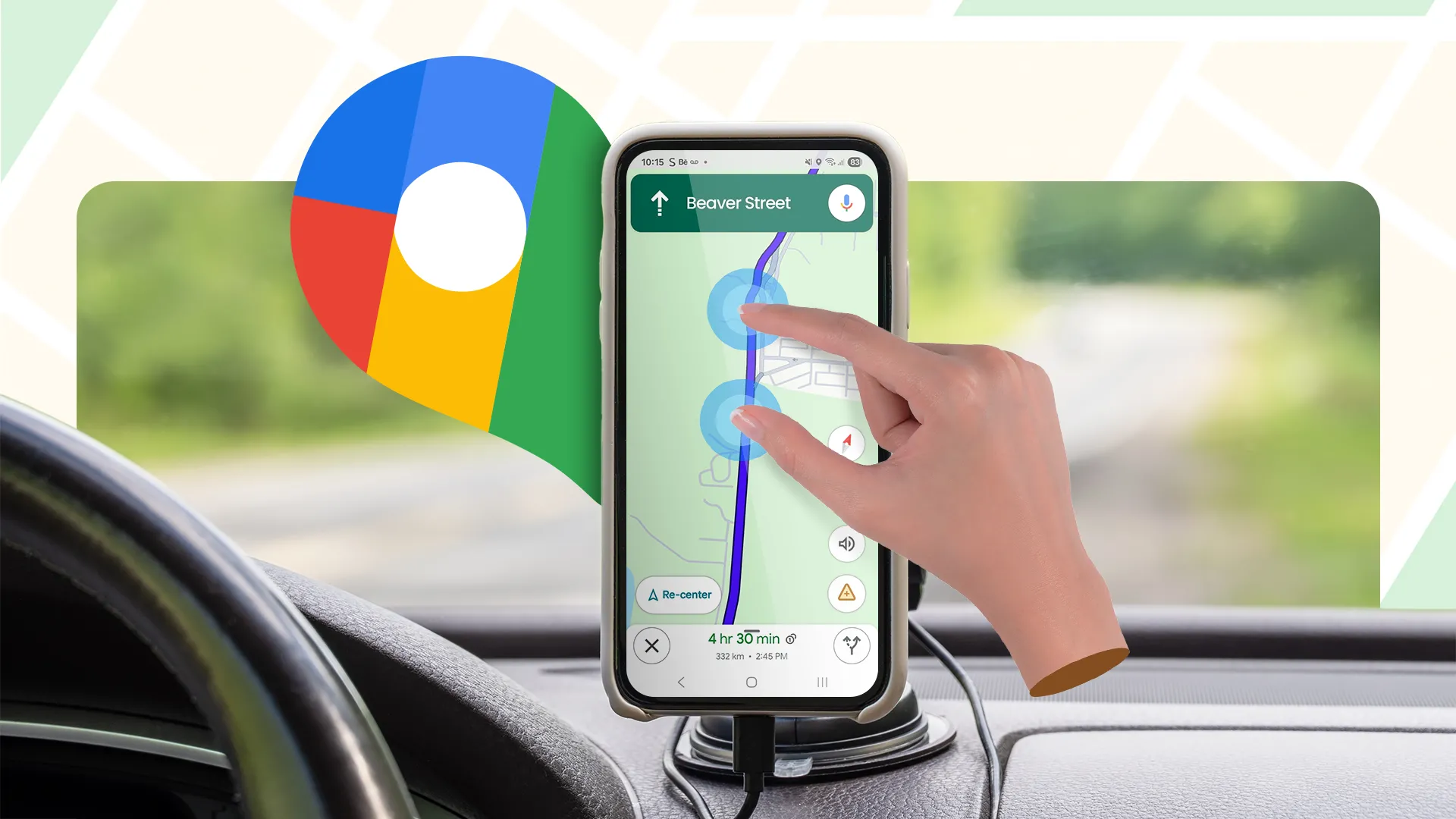 Google Maps nâng cấp báo sự cố khi lái xe, thao tác chạm ghim bản đồ tiện lợi