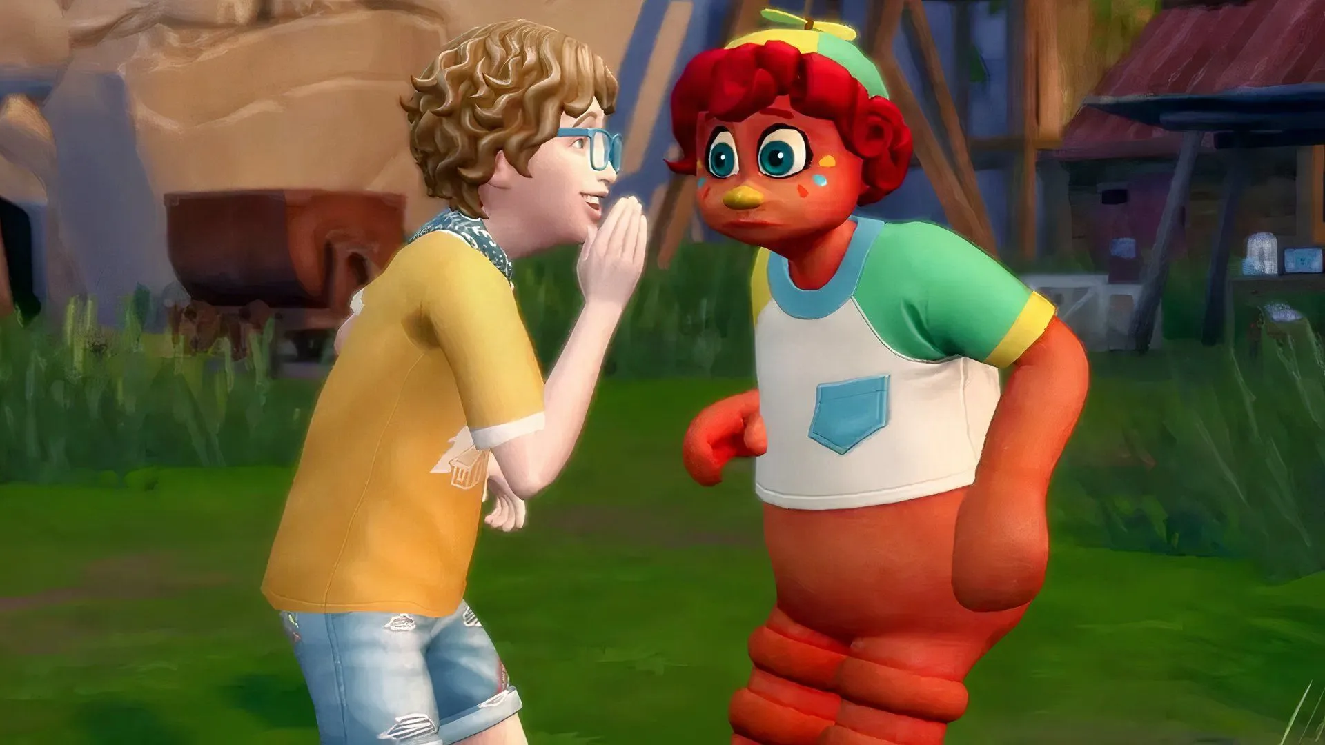 Hình minh họa NPC/đồ vật thể hiện tính đa dạng trong The Sims 4 với nhân vật tưởng tượng và vật nuôi