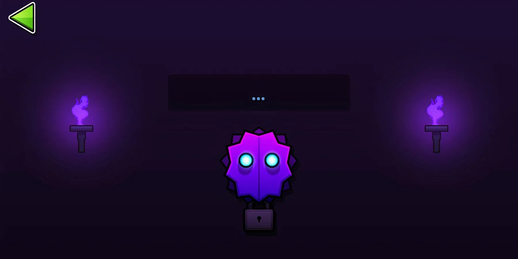 Hình minh họa The Wraith Vault trong Geometry Dash, nơi nhập code và nhận Mana Orbs
