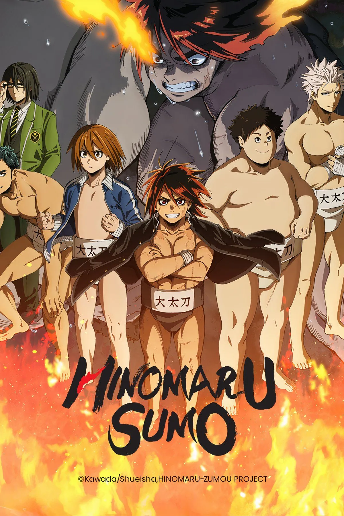 Hinomaru Sumo — cảnh đấu sumo tầm vóc học đường, thể hiện sự quyết tâm của nhân vật chính