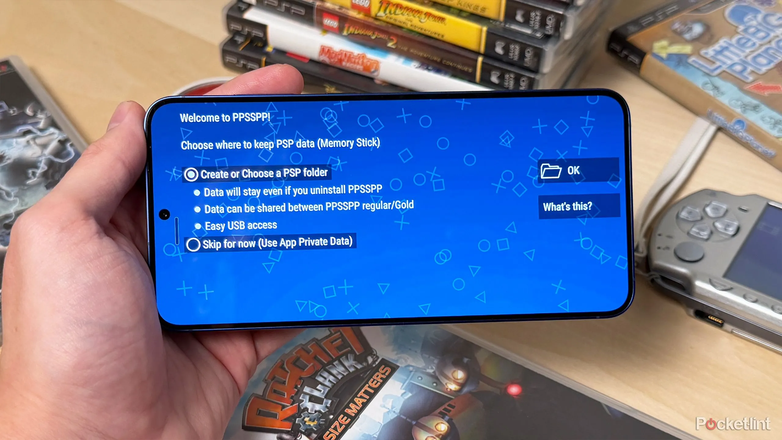 Hướng dẫn cài đặt PPSSPP trên Android - tạo thư mục và copy ISO