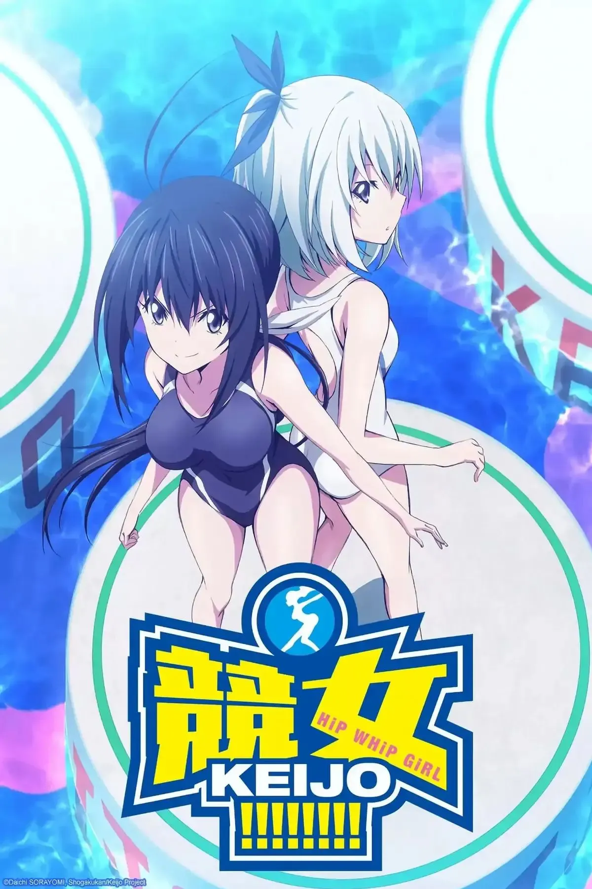 Keijo — minh họa phong cách hành động-lố của bộ anime về môn thể thao hư cấu