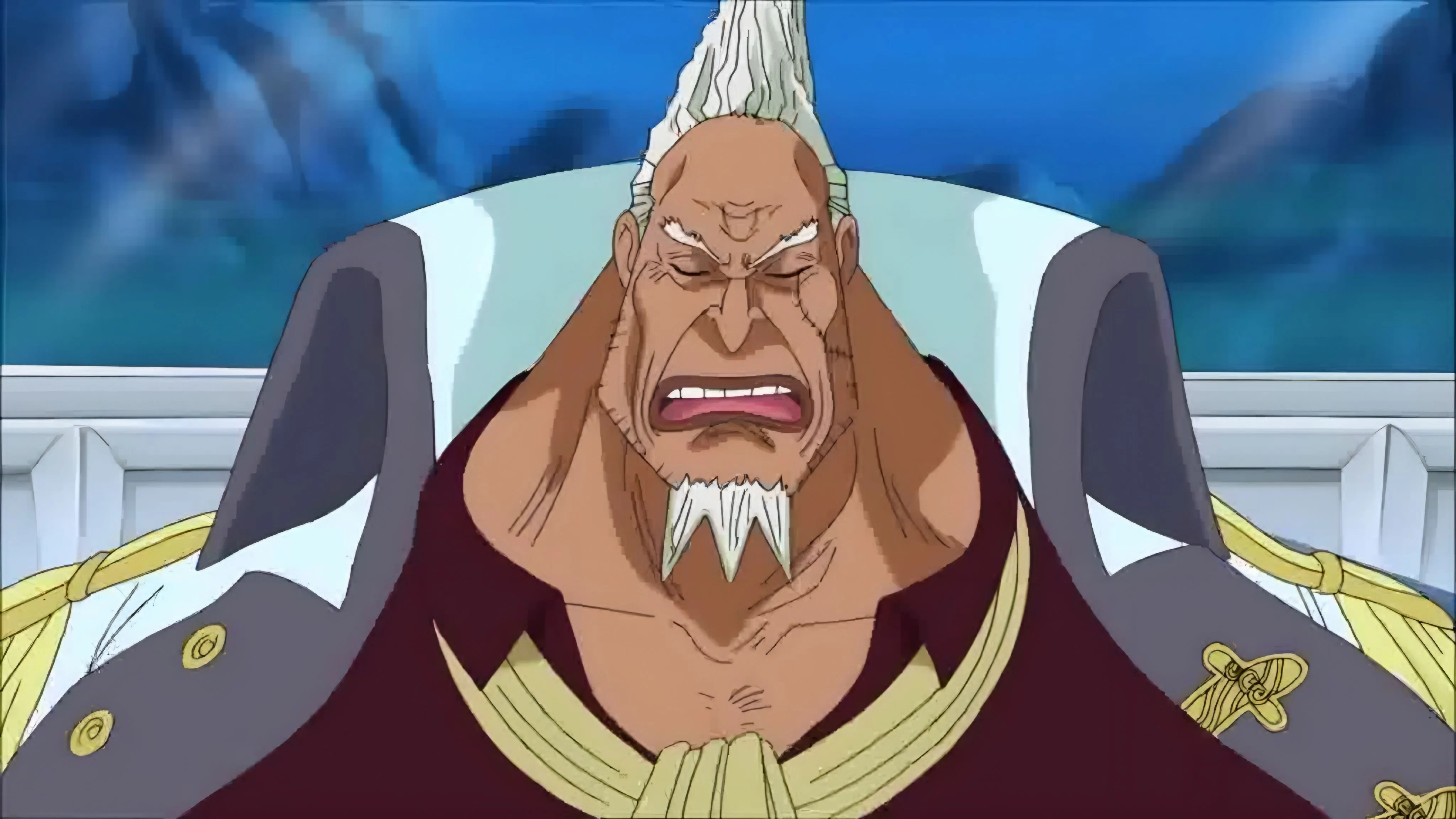Kong, Commander-in-Chief của Hải Quân, biểu tượng quyền lực và uy nghi trong One Piece
