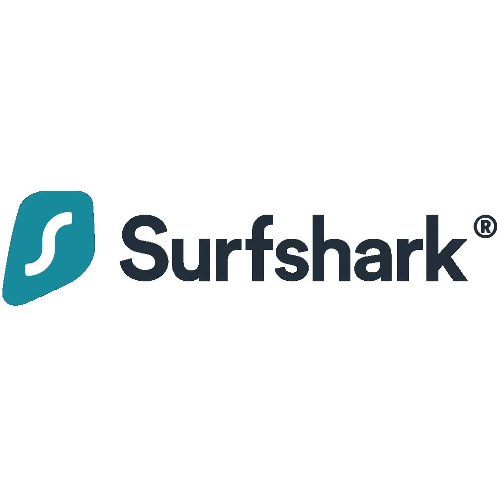 Logo Surfshark - VPN cho Chromebook nhiều thiết bị, giá rẻ