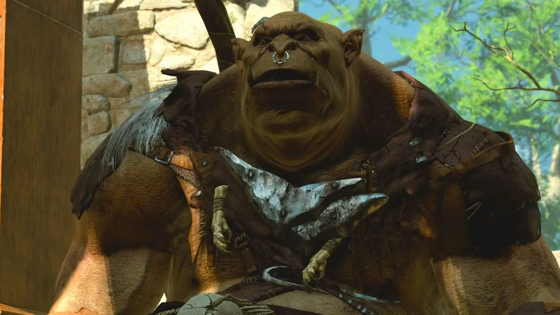 Lump, ogre to xác, người giữ chiếc sừng triệu tập bạn bè trong Baldur's Gate 3