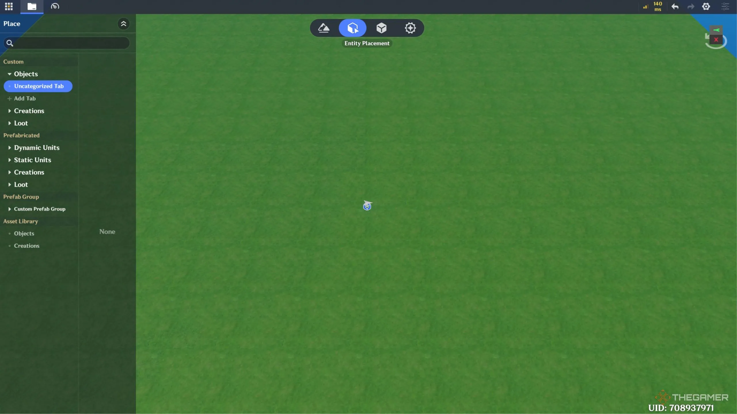 Màn hình chỉnh sửa game Miliastra Wonderland, công cụ tạo trải nghiệm không cần code.