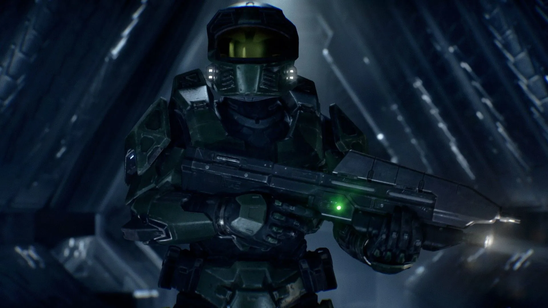 Master Chief trong bản làm lại Halo: Campaign Evolved với giáp năng lượng nổi bật
