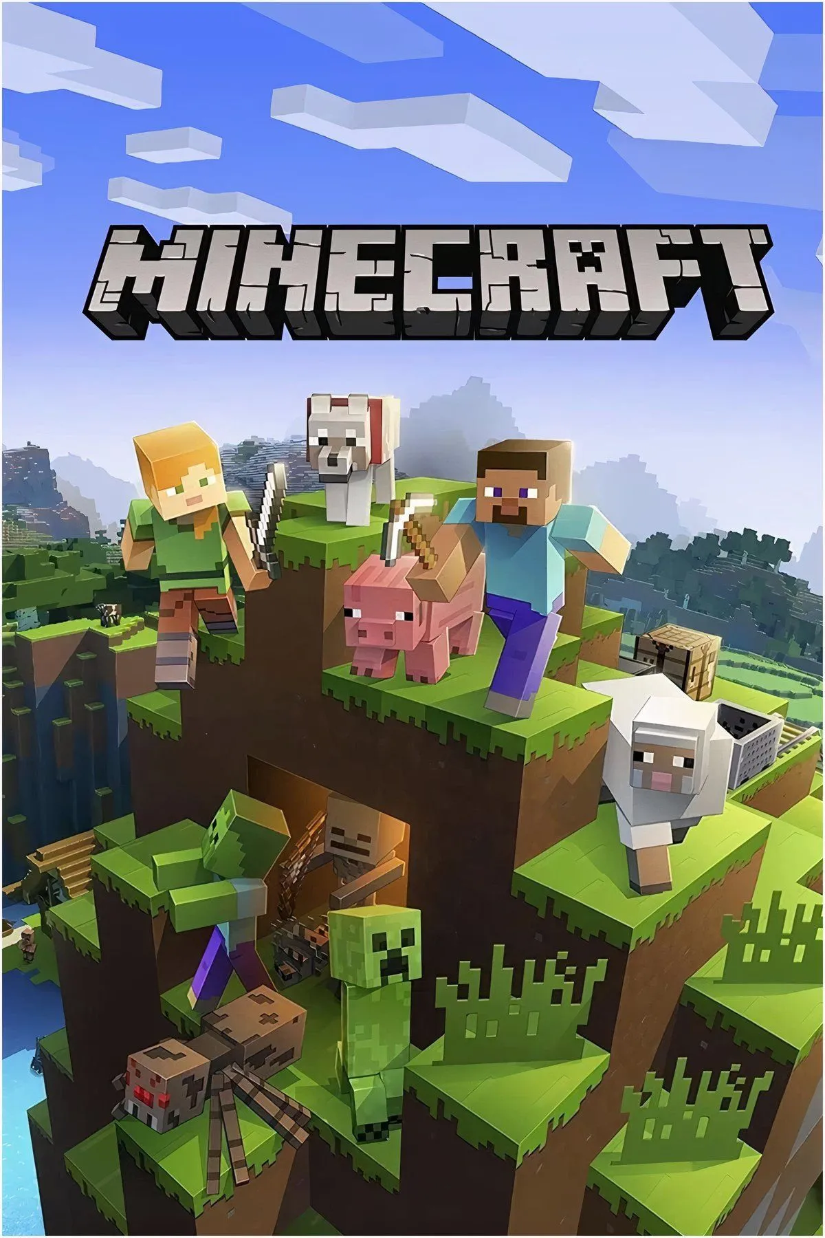 Minecraft: thế giới voxel mở rộng không giới hạn cho sáng tạo và xây dựng