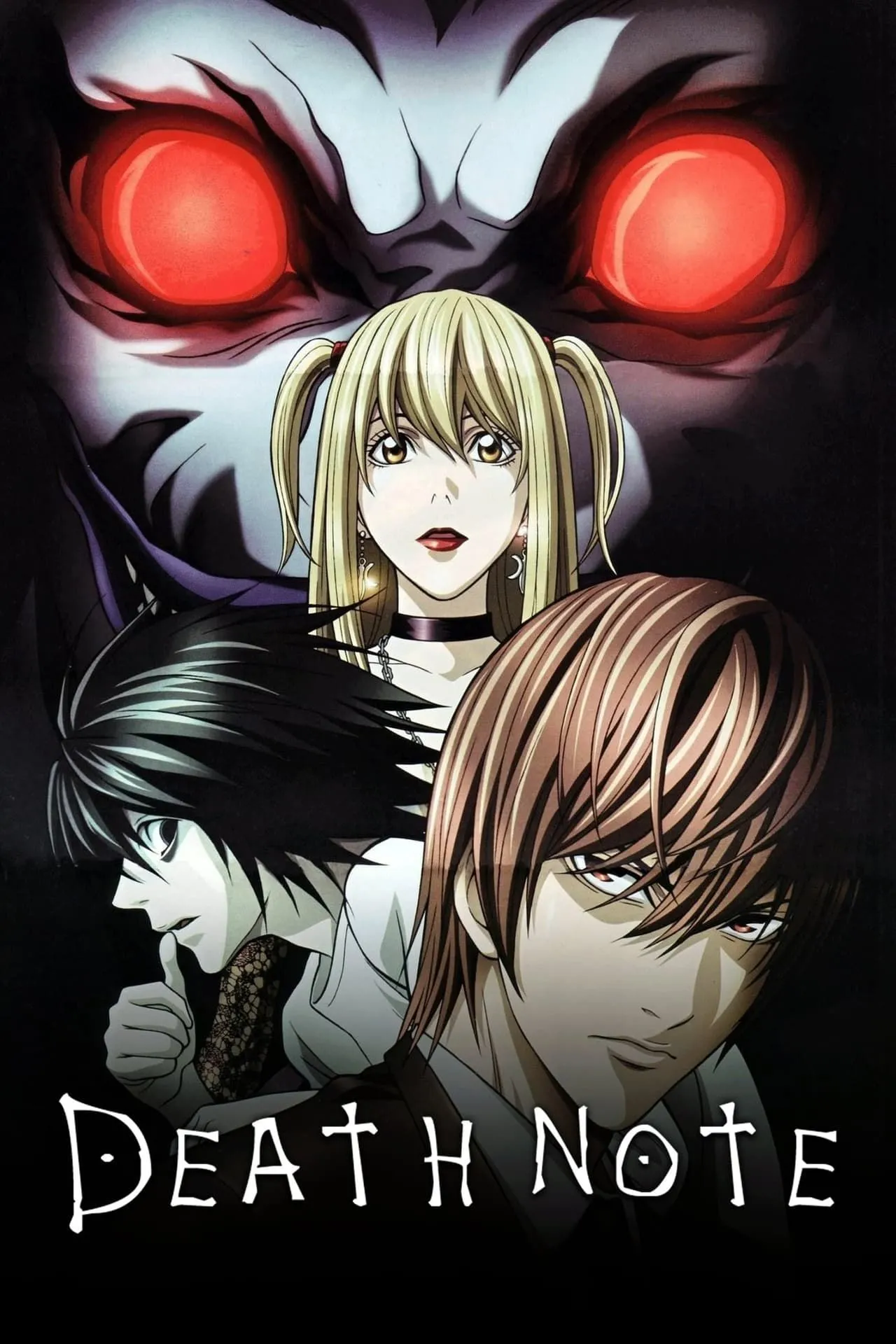 Misa Amane với ánh mắt cuồng si, minh họa yandere trong Death Note