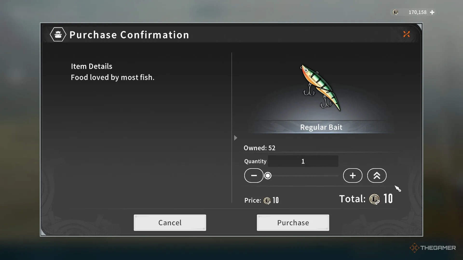 Mua mồi thường tại Fishing Store khi mới bắt đầu kỹ năng Fishing