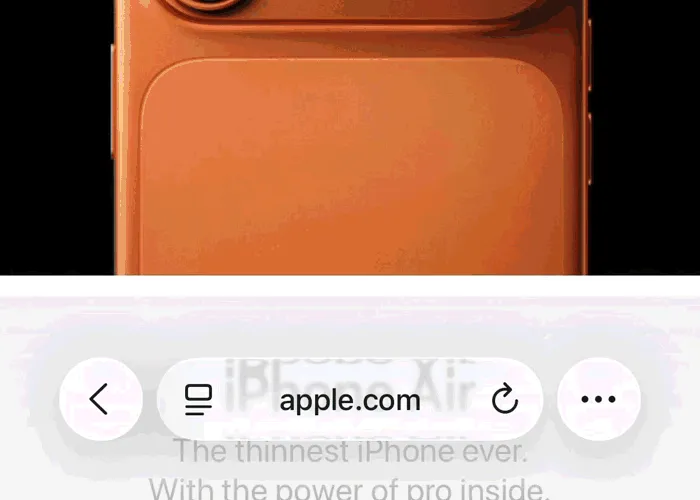 Nhấn giữ nút quay lại để xem lịch sử trong một tab Safari trên iPhone