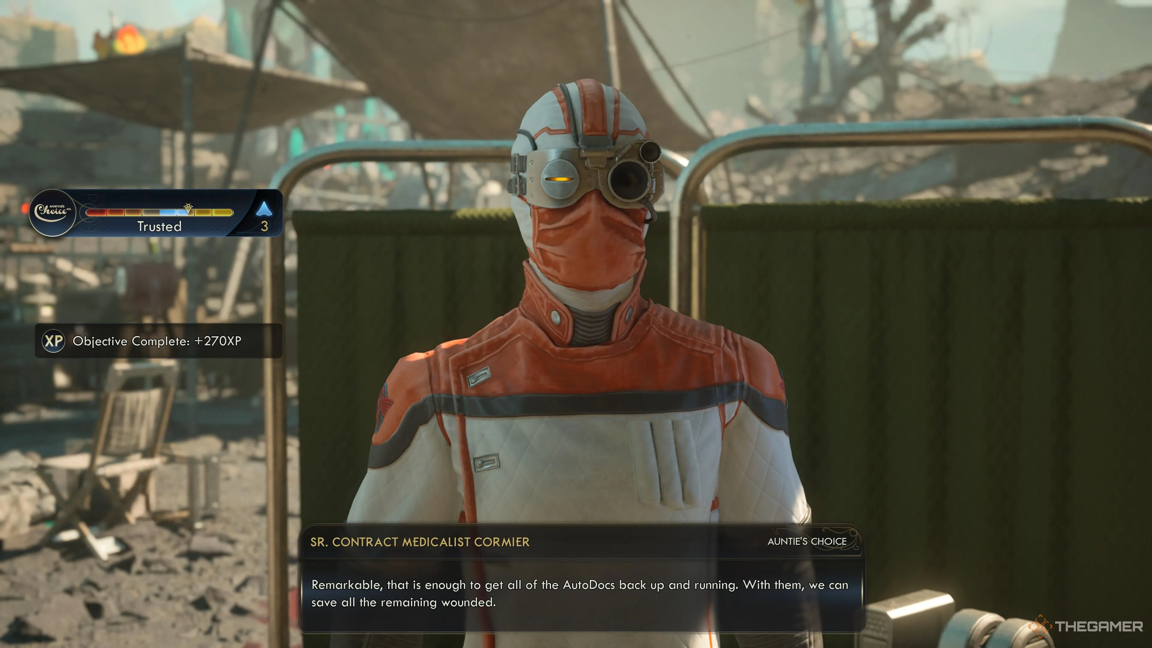 Nói chuyện với y tá để nộp AutoDoc Compression Coils tại Outpost Opportunity