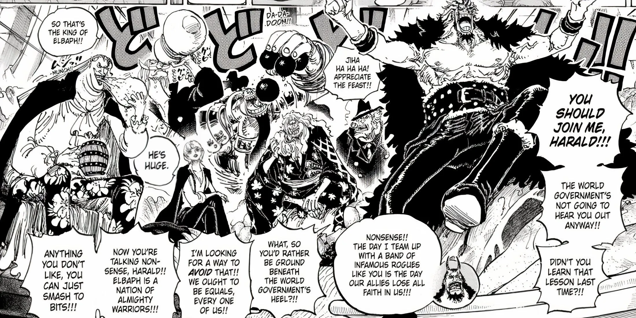 Rocks Pirates trên chiến trường God Valley, hé lộ Ganzui và Bomu Bomu no Mi