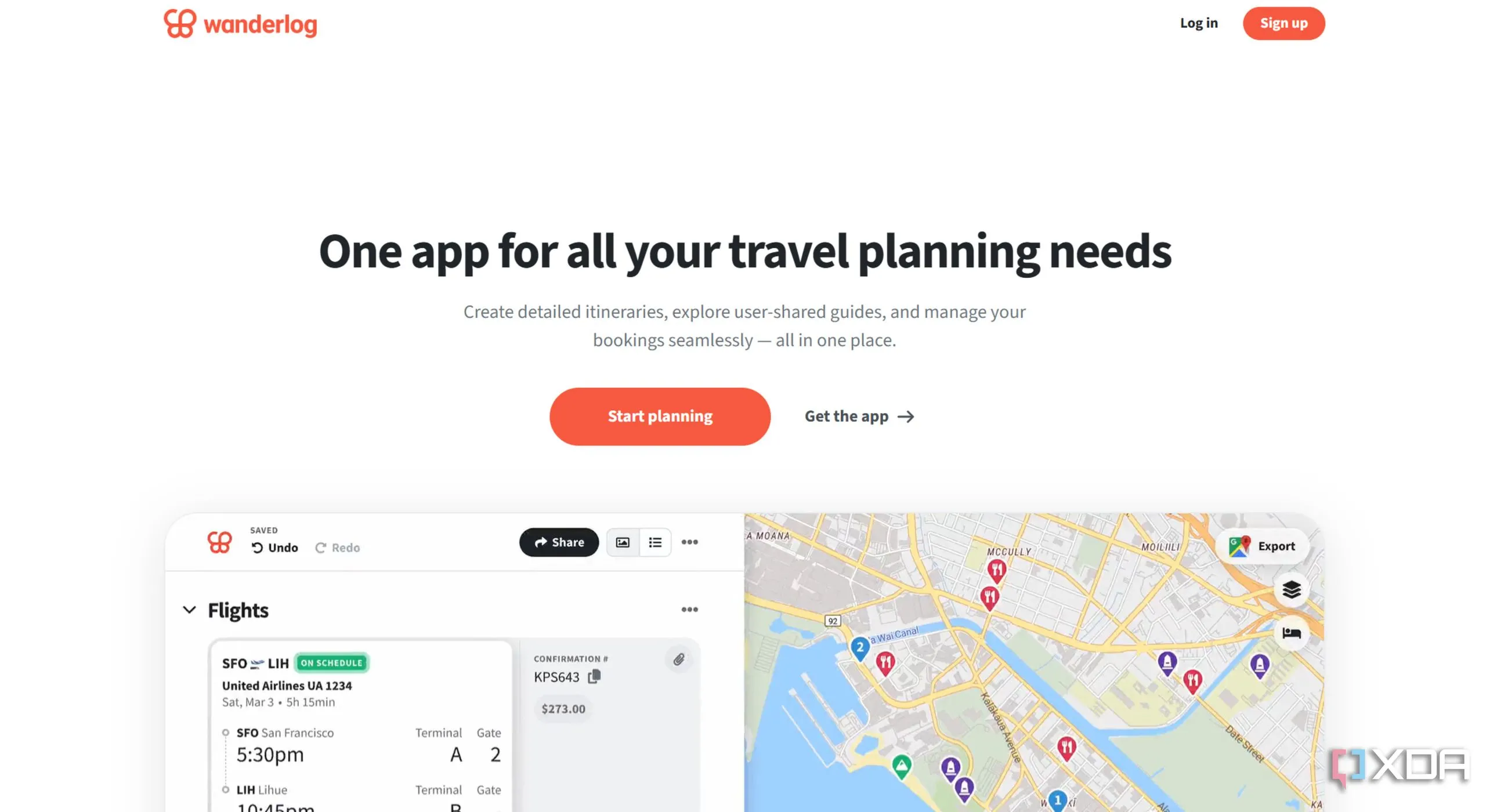 So sánh NotebookLM và công cụ lập lịch Wanderlog, nhấn mạnh NotebookLM không tự động tạo lịch ngày-thứ