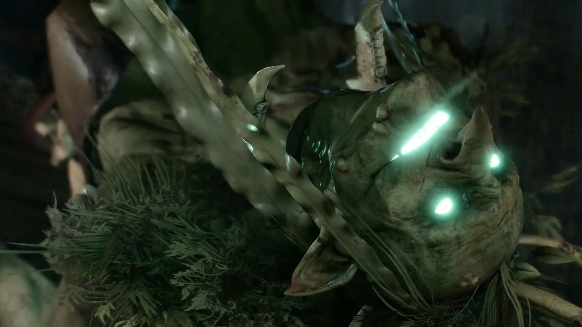 Sử dụng phép Speak With Dead lên Auntie Ethel - miệng và mắt phát sáng, lời đáp đầy châm biếm trong Baldur's Gate 3