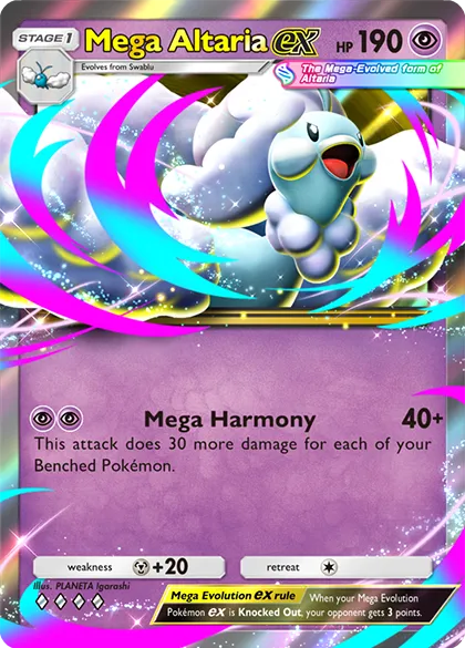Thẻ Mega Altaria ex trong Mega Rising - Pokemon TCG Pocket