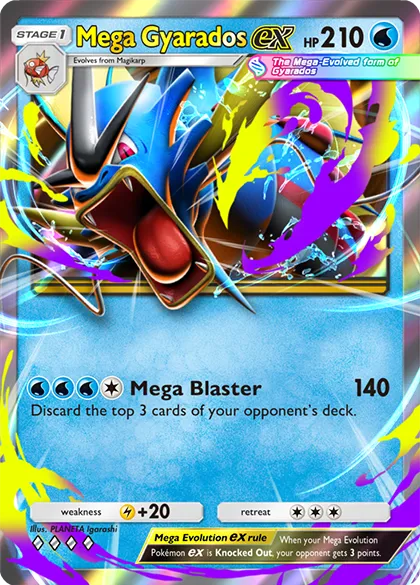 Thẻ Mega Gyarados ex trong Mega Rising - Pokemon TCG Pocket