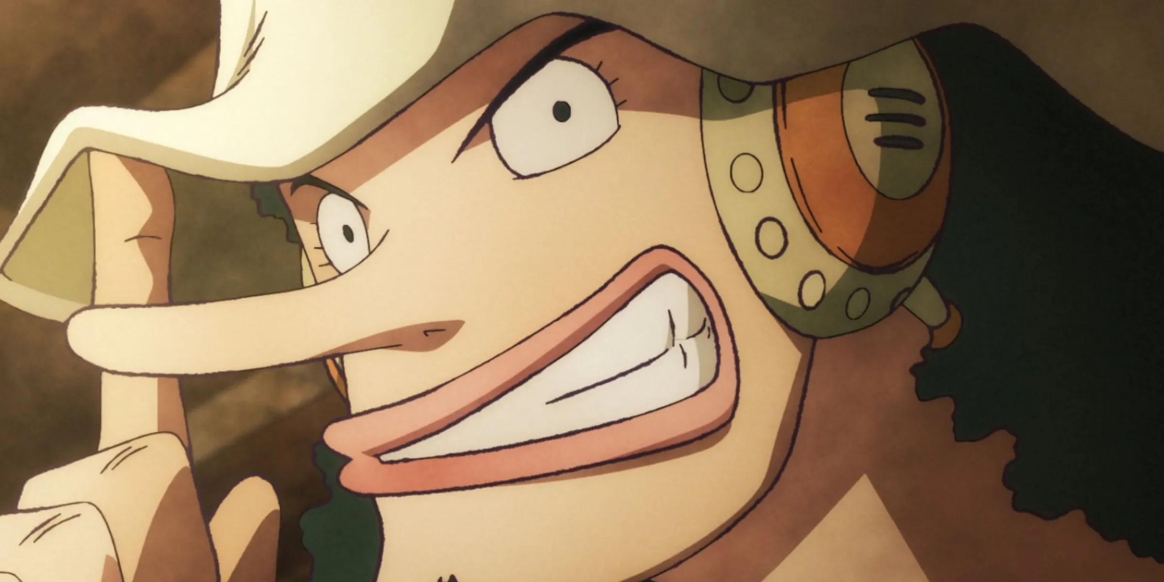 Usopp sau timeskip trong One Piece, thể hiện kỹ năng bắn tỉa